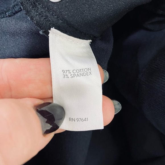 J. Jill Black Straight Leg Corduroy Pull on Pants size Large - Picture 6 of 7